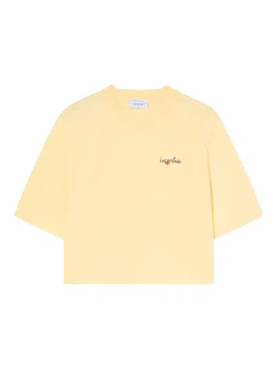 OFF-WHITE 箭头花卉LOGO短款上衣