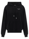 Off-white Hoodie With Graphic Back Design In Black