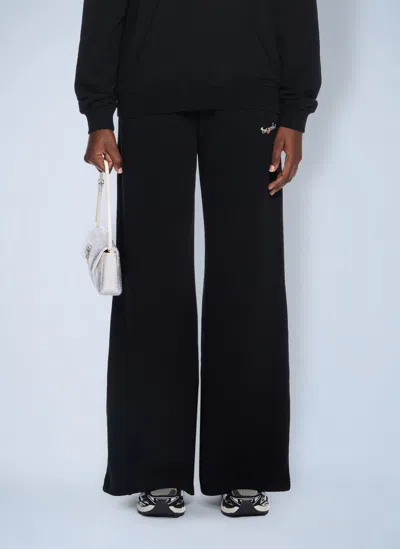 Off-white Arrow Glass Flower Logo Hooded Sweatshirt In Black