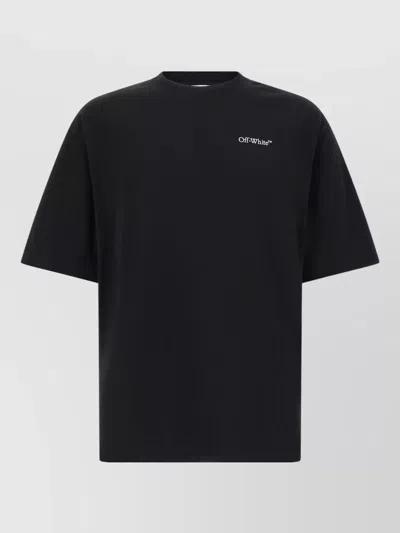 Off-white Arrow Graphic Crew Neck Short Sleeve T Shirt In Black