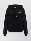 Off-white Arrow Graphic Hoodie Featuring Drawstring In Black