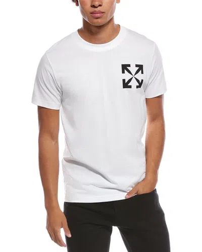 Off-white Slim Fit Single Arrow Cotton Graphic T-shirt