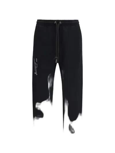 Off-white Arrow-graphic Track Pants In Black