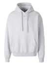 Off-white Arrow Hoodie In Gray
