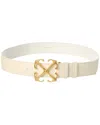 Off-white ™ Arrow Leather Belt In White