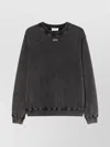 Off-white Check Flan Arrow Crew Logo Sweatshirt In Gray