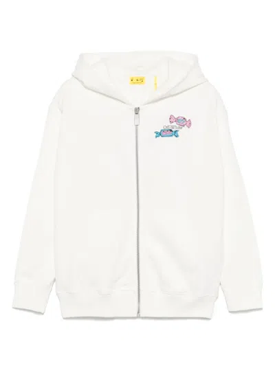 Off-white Kids' Arrow Lollipop Hoodie In White