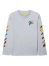 Off-white Arrow Long Sleeve T-shirt In Grey