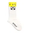 Off-white Arrow Logo-jacquard Socks In White