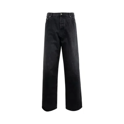 Pre-owned Off-white Arrow Loose Jeans 'vintage Blue'