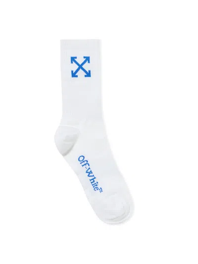 Off-white Arrow Mid Calf Socks In White