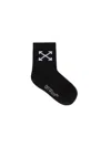 Off-white Arrow Mid-height Socks In Black