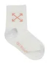 Off-white Arrow Mid-high Socks In 白色