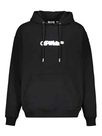 Off-white Arrow-motif Hoodie In Black