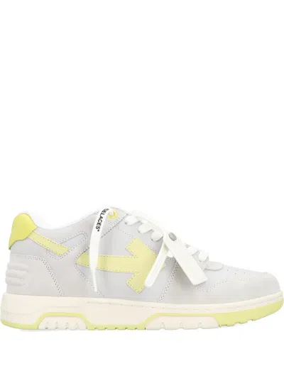 Off-white Arrow-motif Sneakers In Silver