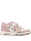 Off-white 30mm Out Of Office Leather Sneakers In Pink