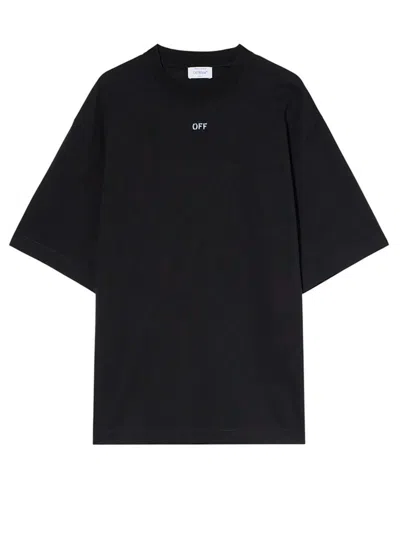 Off-white Arrow Motif T-shirt In Black