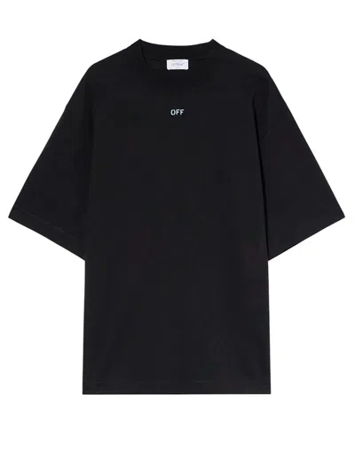 Off-white Arrow Motif T-shirt In Black