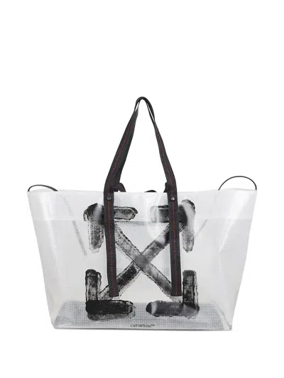 Off-white Arrow-motif Tote Bag In White