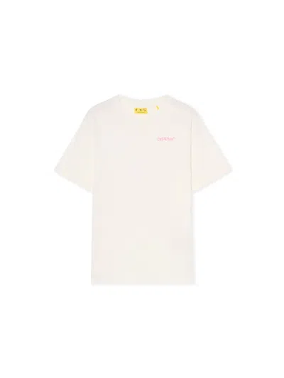 OFF-WHITE ARROW OUTLINE FLOCK T-SHIRT