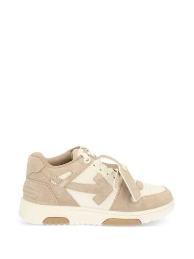 Off-white Arrow Panelled Sneakers In Neutral