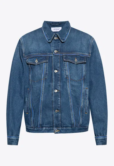Off-white Arrow Patch Denim Jacket