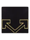 Off-white Arrow-pattern Cotton Scarf In Black