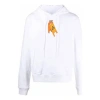 Off-white Arrow Pattern Round Neck Casual Version White