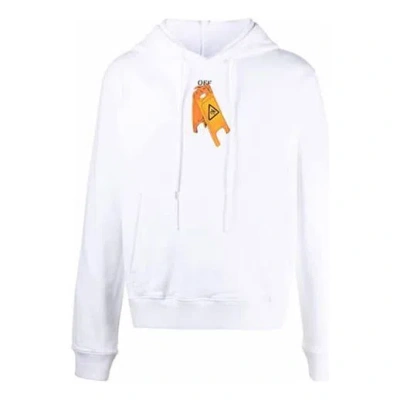 Off-white Arrow Pattern Round Neck Casual Version White