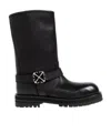 Off-white 40mm Buckle Strap Boots In Black