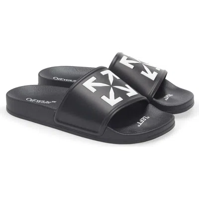 Off-white Arrow Pool Slide Sandal In Multi