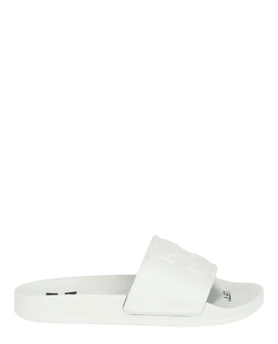 Off-white Arrow Pool Slides In White