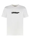 Off-white Arrow-print Cotton T-shirt In White