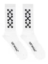 Off-white Arrow-print Socks In White