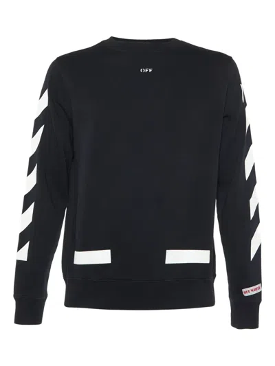 Pre-owned Off-white Arrow-print Sweatshirt In Black