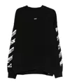 Off-white Arrow-print Sweatshirt In Black
