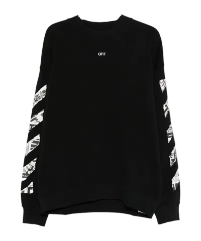 OFF-WHITE OFF-WHITE ARROW PRINTED CREWNECK SWEATSHIRT