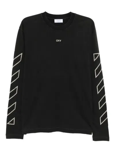 Off-white Arrow-print T-shirt In Black