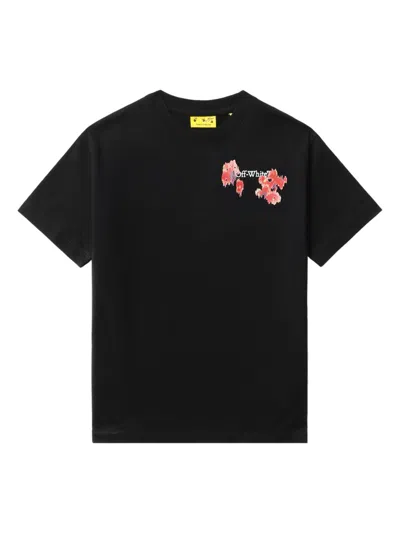 Off-white Kids' Arrow-print T-shirt In Black