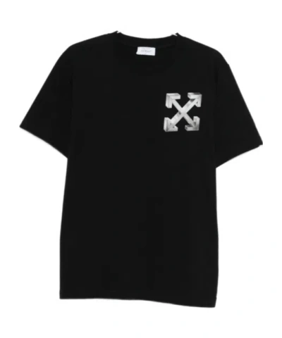 Off-white Short-sleeved T-shirt In Black