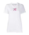 Off-white Arrow Printed T-shirt In White