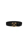 Off-white Black Arrow Quote 25 Belt In Black