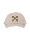 Off-white Arrow Scribble Baseball Cap Sand - Dark In Neutral