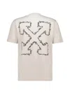 Off-white Arrow Script T-shirt In Multi