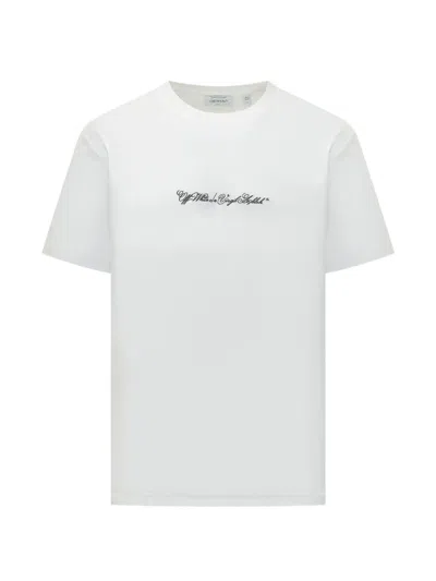 Off-white Arrow Short-sleeve T-shirt In White