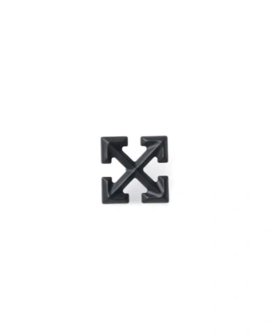 Off-white Arrow Single Earring In Black