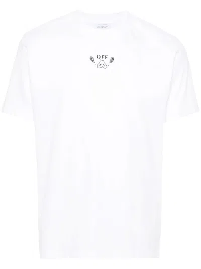 Off-white Bandana Arrow 棉t恤 In White
