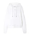 Off-white Arrow Skate Cotton Hoodie In White
