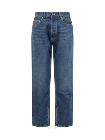 Off-white Arrow Skate Jeans In Blue