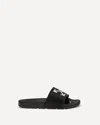 Off-white Arrow Open Toe Slip-on Slides In Black